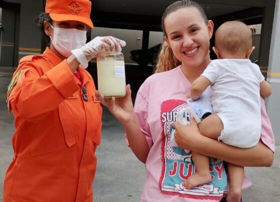 Parceria entre Hemu e Corpo de Bombeiros possibilita doação de leite materno em Goiás