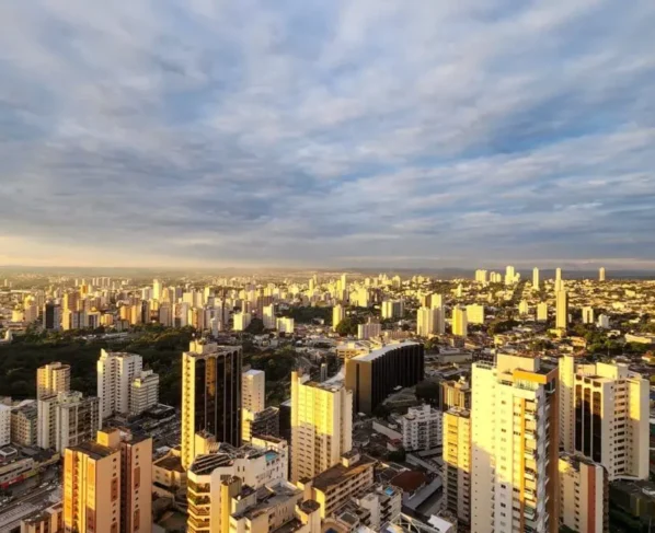 Foto aérea da cidade de Goiânia